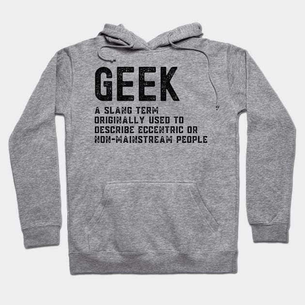 Geek Definition Hoodie by Souls.Print